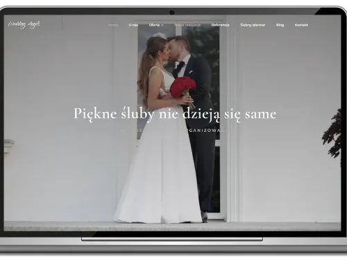 Projekt strony internetowej Wedding Angels